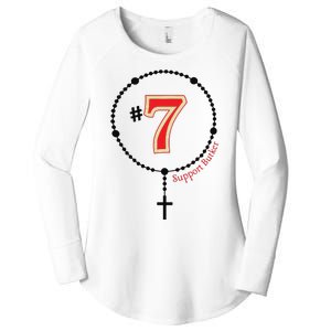 Harrison Butker #7 Butker Catholic Women's Perfect Tri Tunic Long Sleeve Shirt