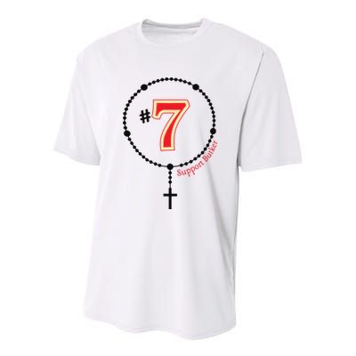 Harrison Butker #7 Butker Catholic Youth Performance Sprint T-Shirt