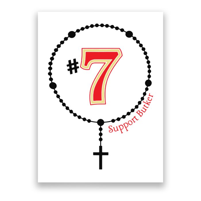 Harrison Butker #7 Butker Catholic Poster