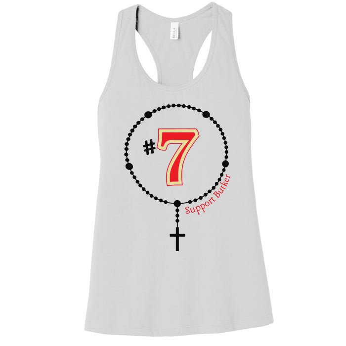 Harrison Butker #7 Butker Catholic Women's Racerback Tank