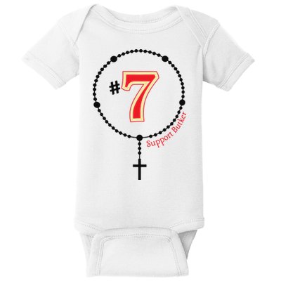 Harrison Butker #7 Butker Catholic Baby Bodysuit