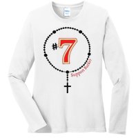 Harrison Butker #7 Butker Catholic Ladies Long Sleeve Shirt