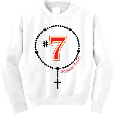 Harrison Butker #7 Butker Catholic Kids Sweatshirt