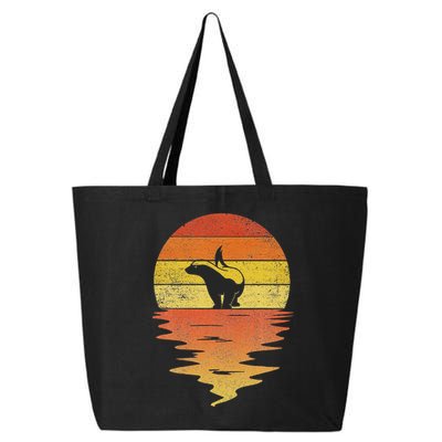 Honey Badger 70s Retro Sunset Vintage Honey Badger 25L Jumbo Tote
