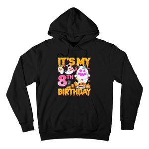 Halloween Birthday 8 Year Old Boy Girl 8th Birthday Costume Hoodie