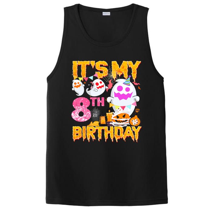 Halloween Birthday 8 Year Old Boy Girl 8th Birthday Costume PosiCharge Competitor Tank