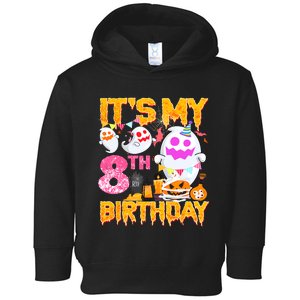 Halloween Birthday 8 Year Old Boy Girl 8th Birthday Costume Toddler Hoodie