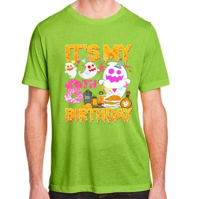 Halloween Birthday 8 Year Old Boy Girl 8th Birthday Costume Adult ChromaSoft Performance T-Shirt