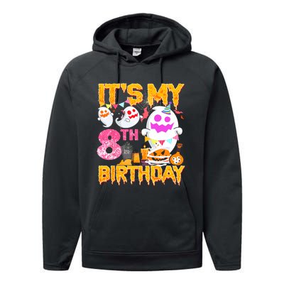 Halloween Birthday 8 Year Old Boy Girl 8th Birthday Costume Performance Fleece Hoodie