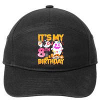 Halloween Birthday 8 Year Old Boy Girl 8th Birthday Costume 7-Panel Snapback Hat