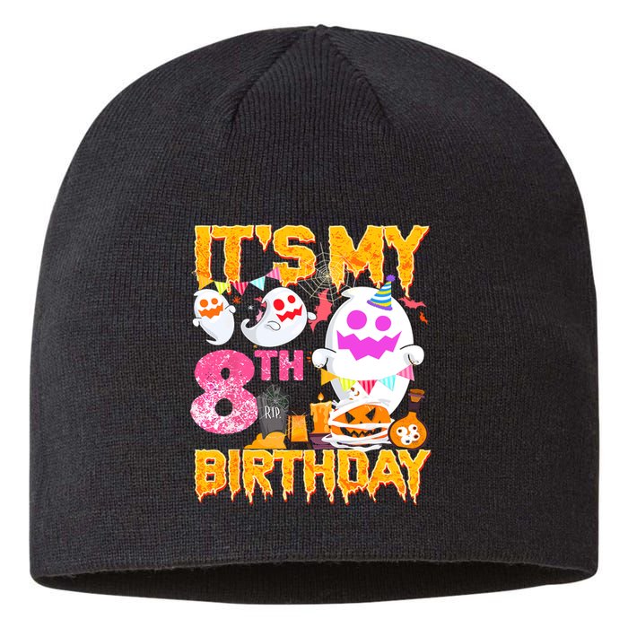 Halloween Birthday 8 Year Old Boy Girl 8th Birthday Costume Sustainable Beanie