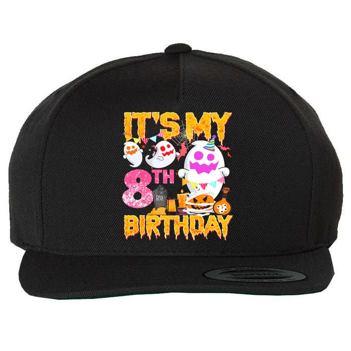 Halloween Birthday 8 Year Old Boy Girl 8th Birthday Costume Wool Snapback Cap