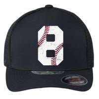 Happy Birthday 8th 8 Year Old Baseball Gift Eighth S Flexfit Unipanel Trucker Cap