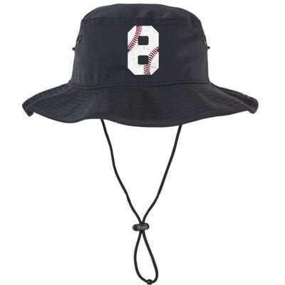 Happy Birthday 8th 8 Year Old Baseball Gift Eighth S Legacy Cool Fit Booney Bucket Hat