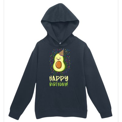 Happy Birthday Avocado Birthday Urban Pullover Hoodie