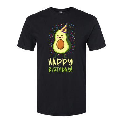 Happy Birthday Avocado Birthday Softstyle® CVC T-Shirt