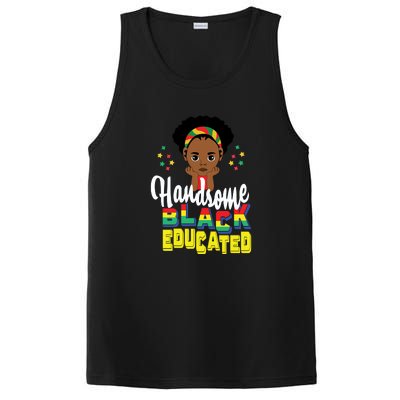 Handsom Black And Educated For Boy Black History Month PosiCharge Competitor Tank