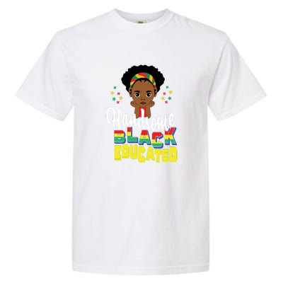 Handsom Black And Educated For Boy Black History Month Garment-Dyed Heavyweight T-Shirt