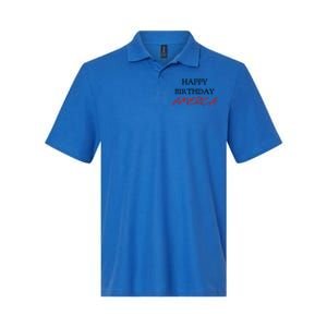 Happy Birthday America Gift Softstyle Adult Sport Polo