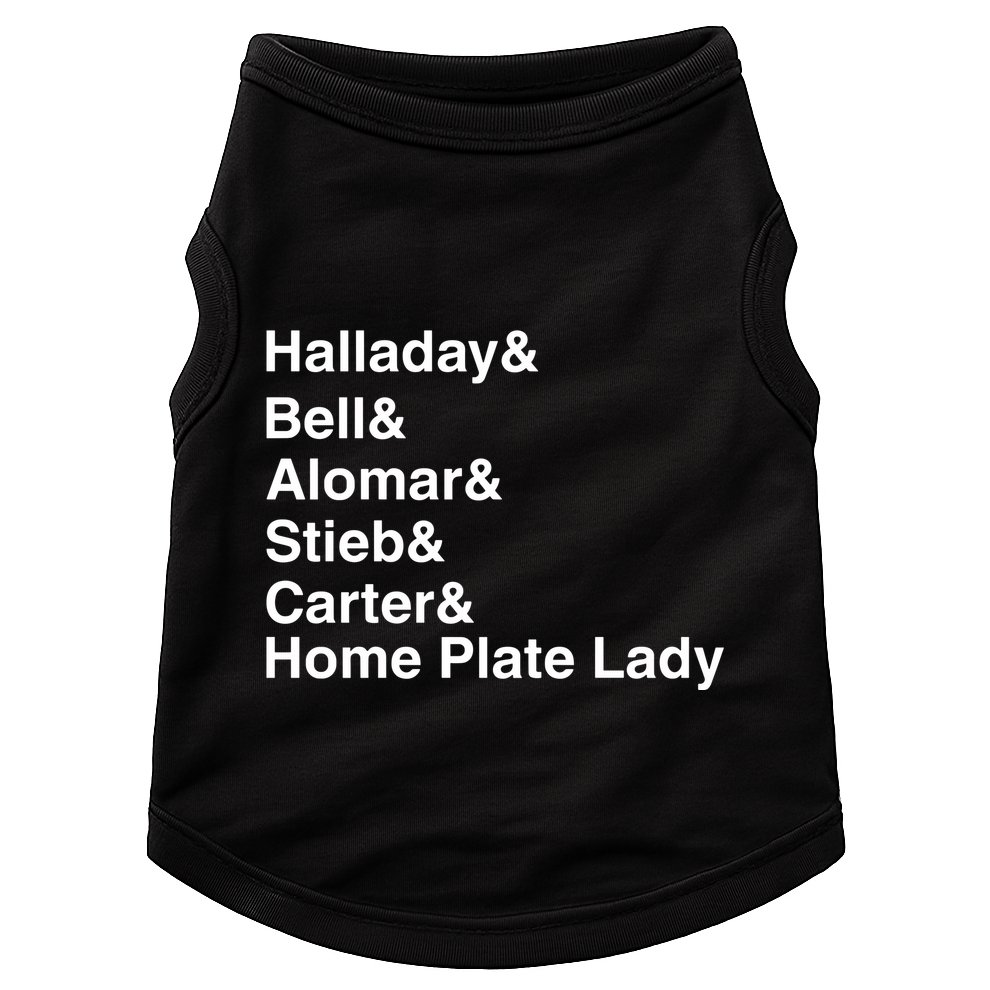 Halladay Bell Alomar Stieb Carter Home Plate Lady Doggie Tank