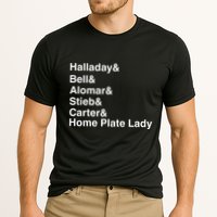 Halladay Bell Alomar Stieb Carter Home Plate Lady Cooling Performance Crew T-Shirt