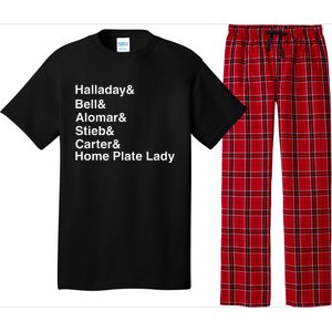 Halladay Bell Alomar Stieb Carter Home Plate Lady Pajama Set