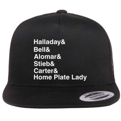 Halladay Bell Alomar Stieb Carter Home Plate Lady Flatbill Hat