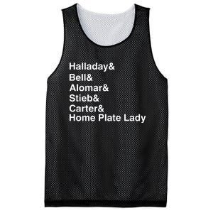 Halladay Bell Alomar Stieb Carter Home Plate Lady Mesh Reversible Basketball Jersey Tank