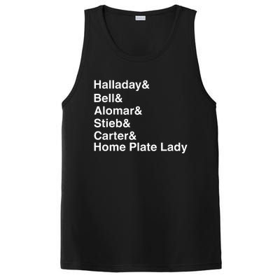 Halladay Bell Alomar Stieb Carter Home Plate Lady PosiCharge Competitor Tank