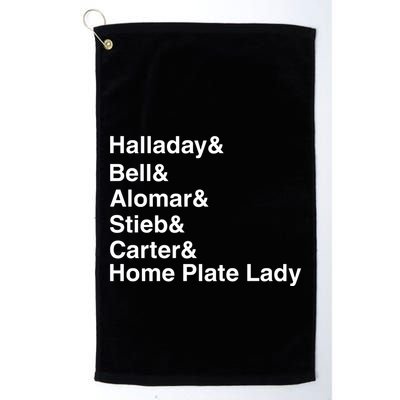 Halladay Bell Alomar Stieb Carter Home Plate Lady Golf Towel