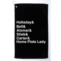 Halladay Bell Alomar Stieb Carter Home Plate Lady Golf Towel