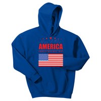 Happy Birthday America Independence Day July 4th Gift Kids Hoodie