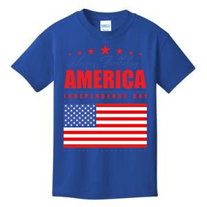 Happy Birthday America Independence Day July 4th Gift Kids T-Shirt