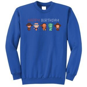 Happy Birthday America Patriotic American Outfit 4th Of July Gift Sweatshirt