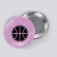 Hoops Basketball Apparel Basketball Button