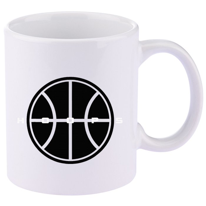 Hoops Basketball Apparel Basketball 11oz C Handle Ceramic Mug