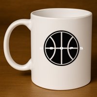 Hoops Basketball Apparel Basketball 11oz C Handle Ceramic Mug
