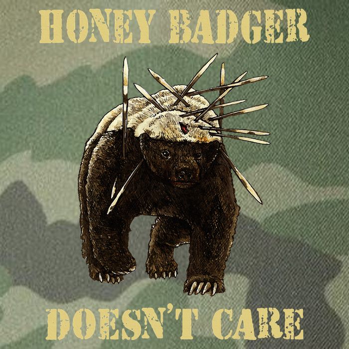 Honey Badger Adorable Animal Honey Badger DoesnT Care Legacy Tie Dye Trucker Hat