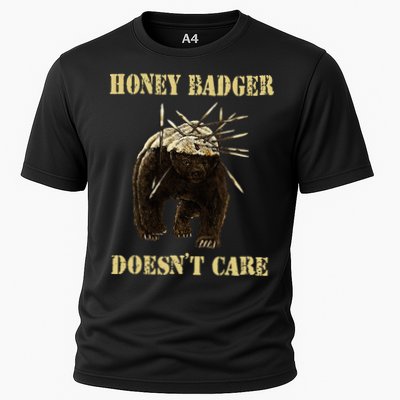 Honey Badger Adorable Animal Honey Badger DoesnT Care Performance Shirt