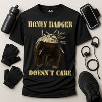 Honey Badger Adorable Animal Honey Badger DoesnT Care Performance Shirt