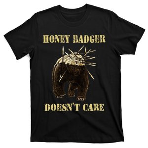 Honey Badger Adorable Animal Honey Badger DoesnT Care T-Shirt