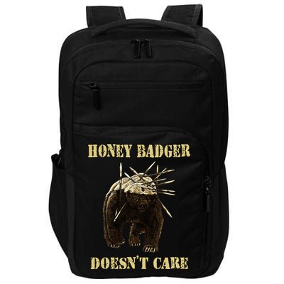 Honey Badger Adorable Animal Honey Badger DoesnT Care Impact Tech Backpack