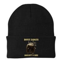 Honey Badger Adorable Animal Honey Badger DoesnT Care Beanie