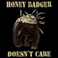 Honey Badger Adorable Animal Honey Badger DoesnT Care Drawstring Bag