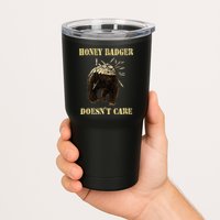 Honey Badger Adorable Animal Honey Badger DoesnT Care Tumbler