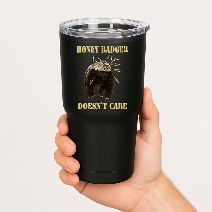 Honey Badger Adorable Animal Honey Badger DoesnT Care Tumbler