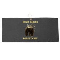 Honey Badger Adorable Animal Honey Badger DoesnT Care Large Microfiber Waffle Golf Towel