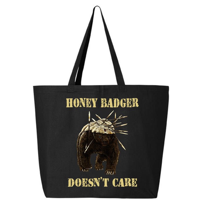 Honey Badger Adorable Animal Honey Badger DoesnT Care 25L Jumbo Tote