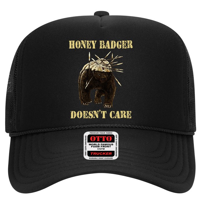 Honey Badger Adorable Animal Honey Badger DoesnT Care Hat