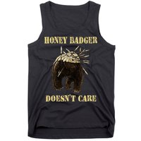 Honey Badger Adorable Animal Honey Badger DoesnT Care Tank Top